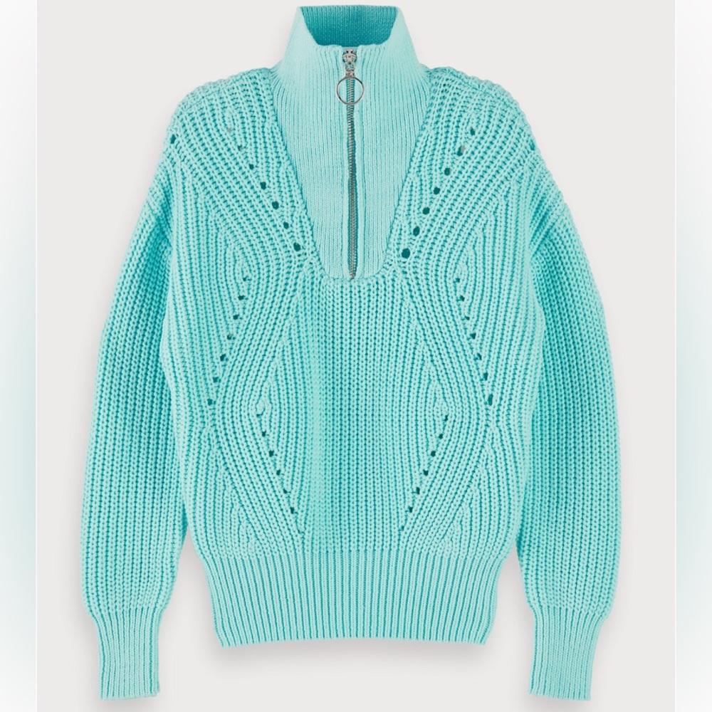 SCOTCH & SODA Cotton-Blend Chunky Knit Pullover Sweater Girls Size 12